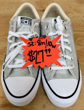 Converse CTAS Street Slip A17966F Barley Grey Sparkle Low Top Sneakers